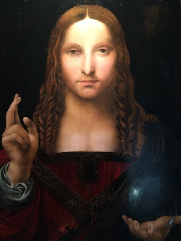Salvator Mundi, Bottega di Leonardo, XVI sec. San Domenico Maggiore a Napoli ©Patrimonio Fondo Edifici di Culto Salvator Mundi, Bottega di Leonardo, XVI sec. San Domenico Maggiore a Napoli ©Patrimonio Fondo Edifici di Culto