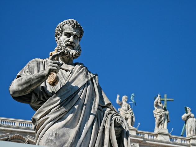 San Pietro statua in Vaticano San Pietro statua in Vaticano