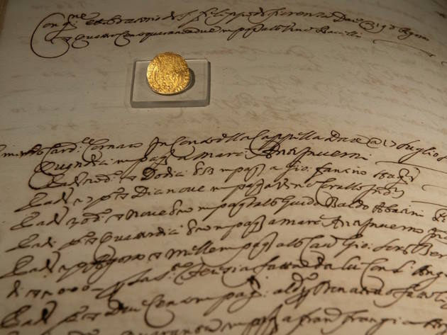 Scudo d'oro dello Stato Pontificio di Papa Paolo III (1534-1549), Zecca di Roma. Collezione Banca d'Italia Scudo d'oro dello Stato Pontificio di Papa Paolo III (1534-1549), Zecca di Roma. Collezione Banca d'Italia