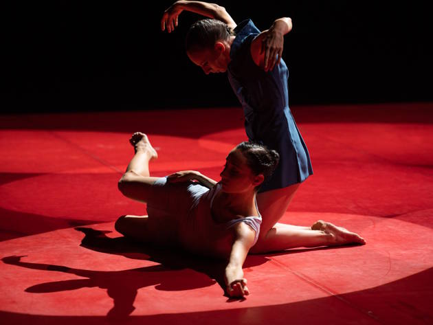 Serata Preljocaj, Annonciation, Federica Maine (Arcangelo, Giorgia Calenda (Marie), ph. Fabrizio Sansoni, Opera di Roma 2022