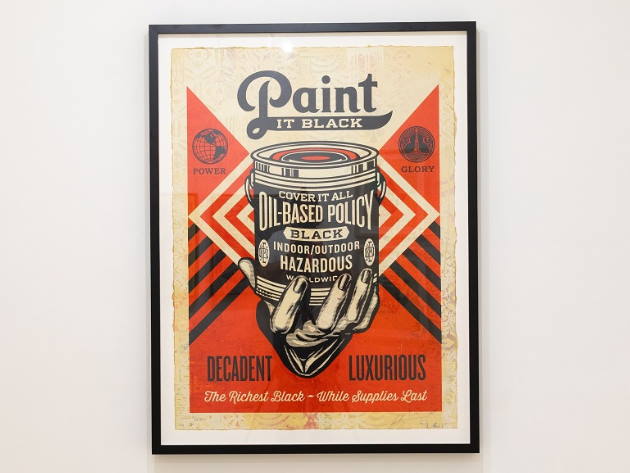 Shepard Fairey - Strategies for a revolution, installation view, detail, credits Vittorio Lico Shepard Fairey - Strategies for a revolution, Shepard Fairey - Strategies for a revolution, installation view, detail, credits Vittorio Licocredits Vittorio Lico