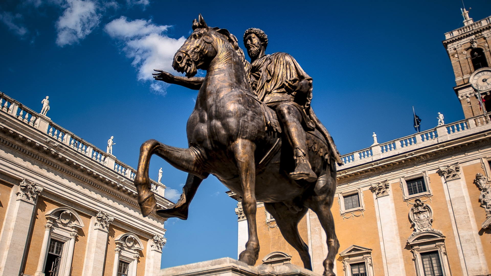 Statua equestre di Marco Aurelio Pixabay ut. StevoLeBlanc