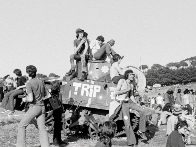 Tank Trip, Festival di Villa Pamphilj, Roma, 25-27 maggio 1972, © Giovanni Coccia
