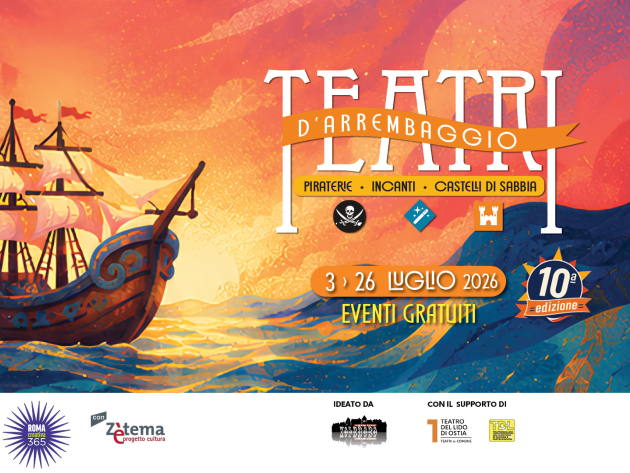 Teatri d'arrembaggio: Piraterie, InCanti e Castelli di Sabbia-Foto: locandina ufficiale della manifestazione Teatri d'arrembaggio: Piraterie, InCanti e Castelli di Sabbia-Foto: locandina ufficiale della manifestazione