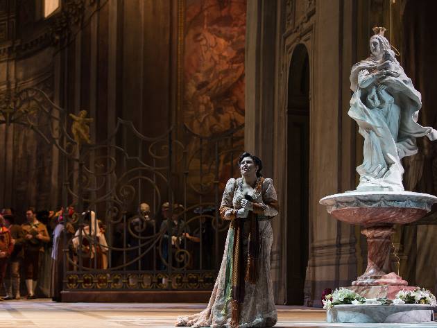 Tosca,Atto I_Anna Pirozzi(Tosca)®Yasuko Kageyama-Opera di Roma 2015-16 Tosca,Atto I_Anna Pirozzi(Tosca)®Yasuko Kageyama-Opera di Roma 2015-16