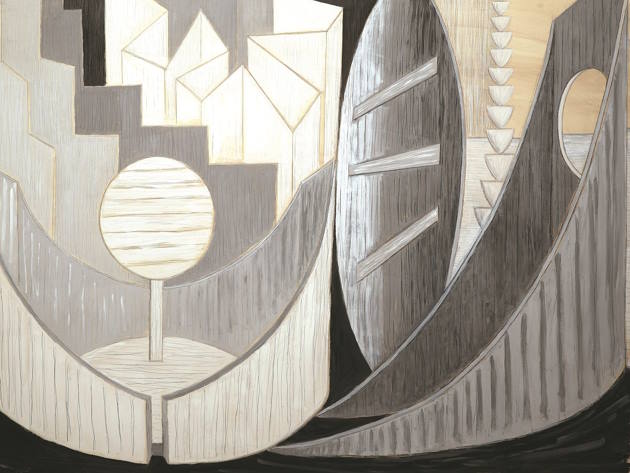 Umana Assenza n.1 2019-21, acrilico, carbone e matita su tavola, cm 185x250 Umana Assenza n.1 2019-21, acrilico, carbone e matita su tavola, cm 185x250