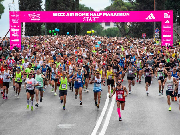Wizz Air Rome Half Marathon partenza 2024 Wizz Air Rome Half Marathon partenza 2024
