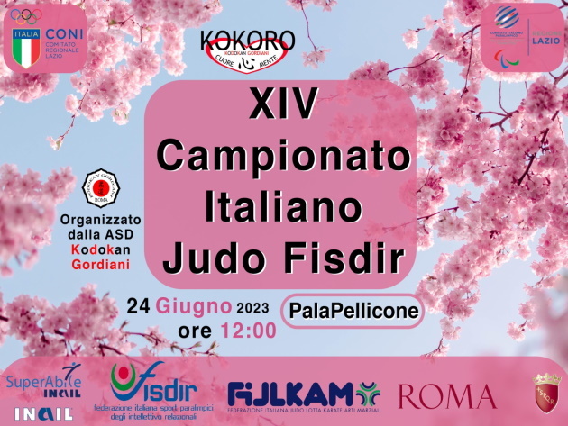 XIV Campionati Italiani Judo FISDIR-Foto: sito ufficiale del FISDIR