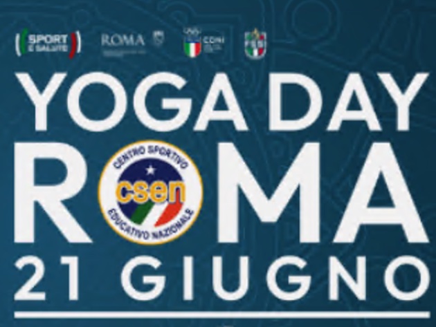 Yoga Day Roma 2026-Foto: locandina ufficiale della manifestazione Yoga Day Roma 2026-Foto: locandina ufficiale della manifestazione