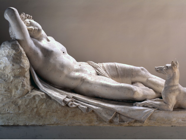 Endimione dormiente, 1819, Gypsotheca e Museo Antonio Canova, Possagno, Archivio Fotografico interno - Foto di Lino Zanesco Endimione dormiente, 1819, Gypsotheca e Museo Antonio Canova, Possagno, Archivio Fotografico interno - Foto di Lino Zanesco