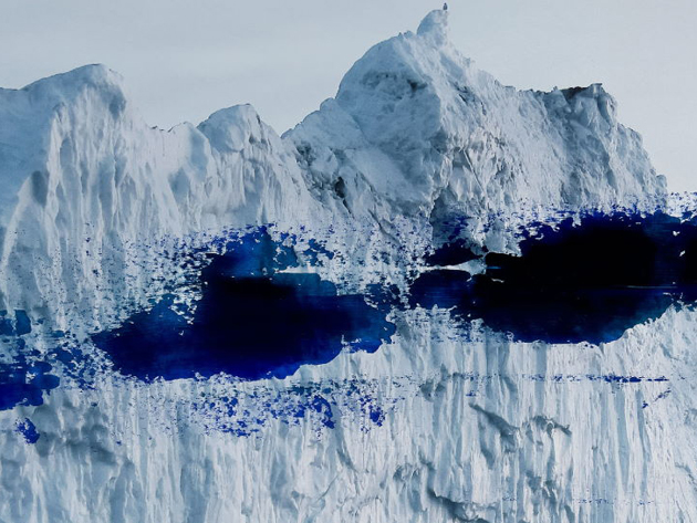 Disko Bay. Olaf Wipperfürth. Photography and Painting