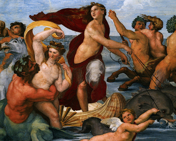 Raffaello in Villa Farnesina: Galatea e Psiche