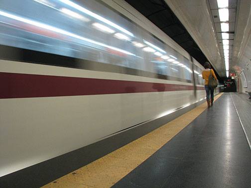 Metropolitana di Roma - foto di Roma Mobilità su Facebook Metropolitana di Roma - foto di Roma Mobilità su Facebook