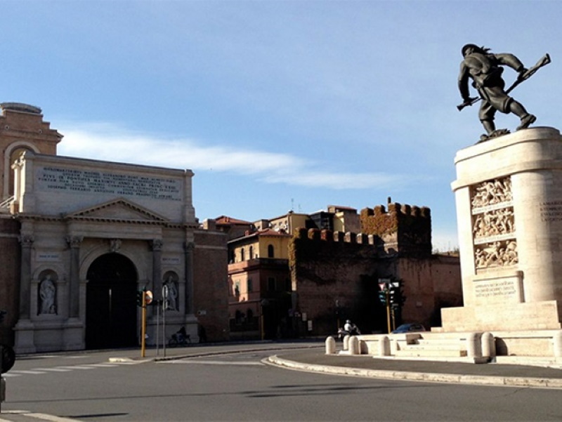 Porta Pia e il Museo Storico dei Bersaglieri