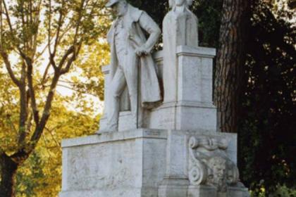 Fontana Monumento a Giuseppe Gioachino Belli ph Sovrintendenza Capitolina ai Beni Culturali