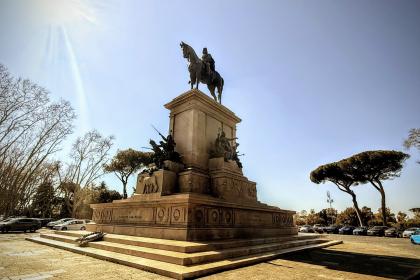 Monumento a Giuseppe Garibaldi al Gianicolo ph Turismo Roma
