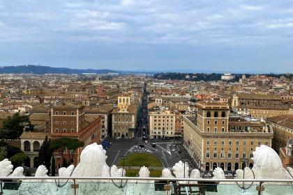 Via del Corso vista dalle Terrazze del Vittoriano