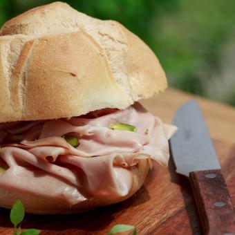 Rosetta con mortadella