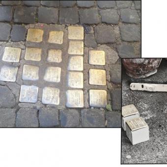 Memorie d’inciampo a Roma, le Stolpersteine