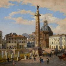  © Roma Capitale, Sovrintendenza Capitolina ai Beni Culturali Charles Lock Eastlake, Il Foro di Traiano dopo gli scavi dei Francesi (Roma, Museo di Roma, fotografia di Alfredo Valeriani)