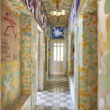 CASA BALLA, Via Oslavia Corridoio / Hallway  Foto M3Studio Courtesy Fondazione MAXXI © GIACOMO BALLA, by SIAE 2021