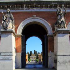 Ingresso Monumentale Verano - fornice centrale