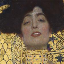 Gustav Klimt, Giuditta, particolare