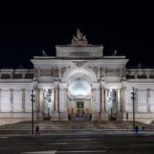 Accensione facciata Palazzo Esposizioni, un nuovo capitolo di luce per la Capitale-Foto: Cartella stampa