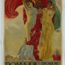 Aleardo Terzi, Manifesto per l'Esposizione Internazionale Roma 1911, Civica raccolta delle stampe A. Bertarelli, Castello Sforzesco