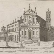 Chiesa di Santo Spirito in Sassia con lo Spedale degli Infermi et Fanciulli Esposti nel Rione Borgo, G.B. Falda (1667-1669)