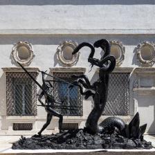 Hydra and Kali, Collezione privata, ph.A. Novelli © Galleria Borghese – Ministero della Cultura © Damien Hirst and Science Ltd. All rights reserved DACS 2021/SIAE 2021 