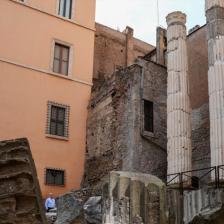 I resti dell'antico Campo Marzio di via delle Botteghe Oscure tornano visitabili dopo i lavori della Sovrintendenza Capitolina-Foto: Comunicato stampa