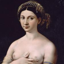 La Fornarina - Raffaello Sanzio, Palazzo Barberini - Gallerie Nazionali di Arte Antica