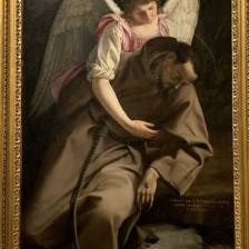 San Francesco e l'angelo, Orazio Gentileschi