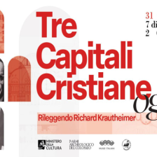 Al via il ciclo di conferenze “Tre capitali cristiane oggi. Rileggendo Richard Krautheimer-Foto: locandina ufficiale della manifestazione