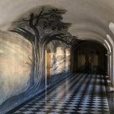 Convento di Trinità dei Monti, anamorfosi