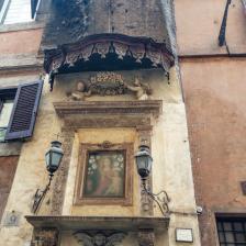 Via dell’Arco della Ciambella e le Terme di Agrippa