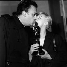 Federico Fellini e Giulietta Masina