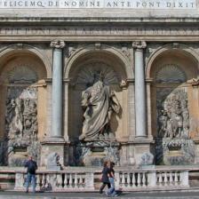 Restauro Fendi Fontana del Mosè