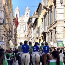 Sfilata Italia Polo Challenge ph CSIO Roma S. Ferraro