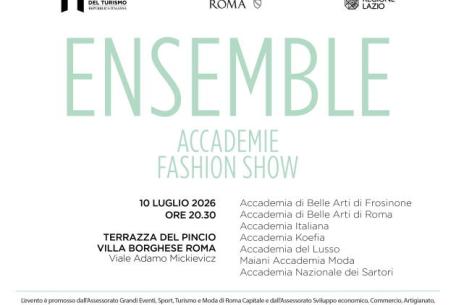 Ensemble Accademie Fashion Show-Foto: locandina ufficiale della manifestazione Ensemble Accademie Fashion Show-Foto: locandina ufficiale della manifestazione