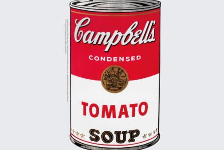 Campbell’s Soup (Tomato) Serigrafia su carta n. 58/250 Silkscreen on n. 58/250 88,9 x 58,4 cm Collezione privata Private Collection Campbell’s Soup (Tomato) Serigrafia su carta n. 58/250 Silkscreen on n. 58/250 88,9 x 58,4 cm Collezione privata Private Collection