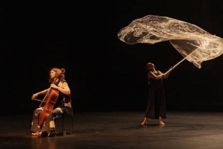 Sasha Waltz/Anastasia Kobekina - "Bach Cello Dance"-Foto: pagina ufficiale Facebook del Romaeuropa Festival Sasha Waltz/Anastasia Kobekina - "Bach Cello Dance"-Foto: pagina ufficiale Facebook del Romaeuropa Festival
