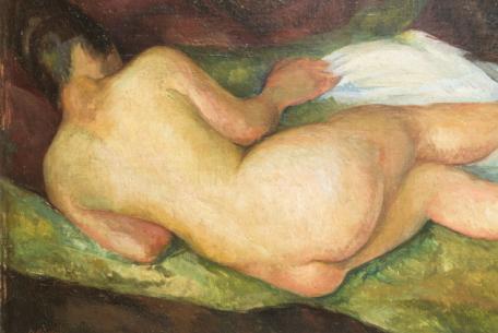 Diego Rivera (1886-1957), Desnudo de espalda, 1919, Città del Messico, Museo Kaluz © Banco de México