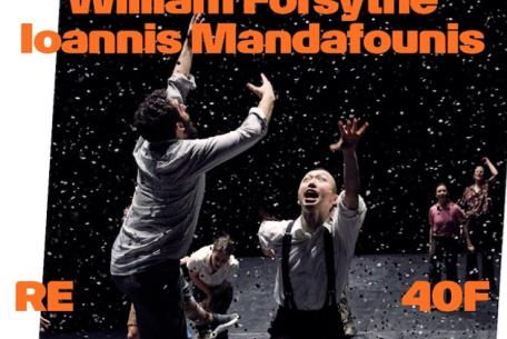 William Forsythe Ioannis Mandafounis Dresden Frankfurt Dance Company-Foto: Pagina ufficiale Facebook del Romaeuropa Festival William Forsythe Ioannis Mandafounis Dresden Frankfurt Dance Company-Foto: Pagina ufficiale Facebook del Romaeuropa Festival