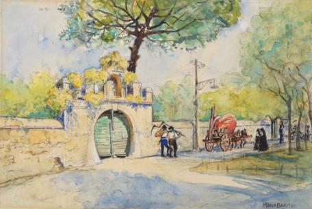Impressioni dal vero. La via Appia e la via Latina nei disegni di Maria Barosso-Foto: Maria Barosso (1879-1960). Primo tratto della Via Latina presso le Terme Antoniane,1929, acquerello su carta. Roma, Museo di Roma Impressioni dal vero. La via Appia e la via Latina nei disegni di Maria Barosso-Foto: Maria Barosso (1879-1960). Primo tratto della Via Latina presso le Terme Antoniane,1929, acquerello su carta. Roma, Museo di Roma