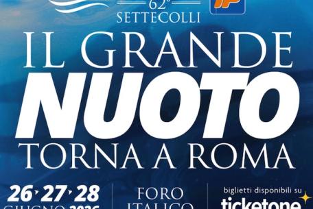 Internazionali d'Italia di Nuoto - 62° Trofeo Settecolli-Foto: locandina ufficiale della manifestazione