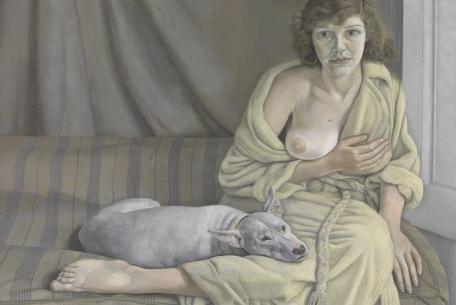 L. Freud "Girl with a White Dog" @Tate L. Freud "Girl with a White Dog" @Tate