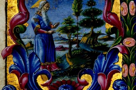 La Bibbia di Borso d'Este a Roma. Un capolavoro per il Giubileo-Foto: locandina ufficiale della mostra La Bibbia di Borso d'Este a Roma. Un capolavoro per il Giubileo-Foto: locandina ufficiale della mostra