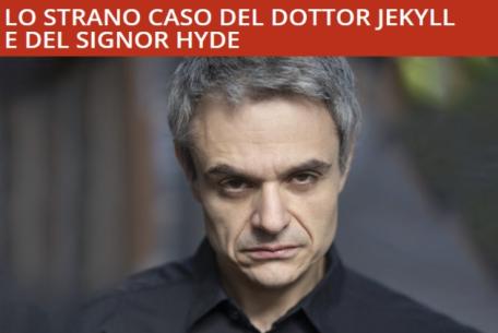 Lo strano caso del dottor Jekyll e del signor Hyde-Foto: locandina ufficiale dello spettacolo Lo strano caso del dottor Jekyll e del signor Hyde-Foto: locandina ufficiale dello spettacolo